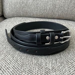 Forest Hill Leather Craft Black Ranger belt size 32 Made in USA